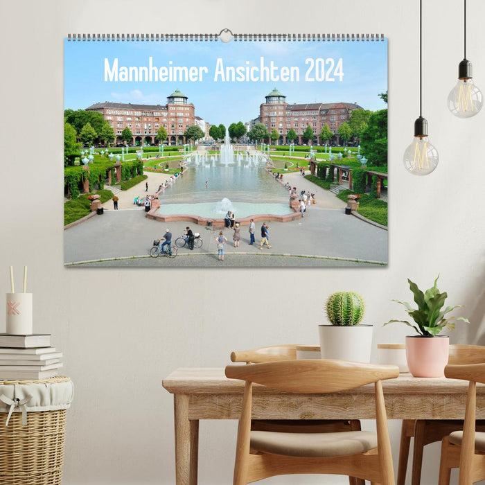 Views of Mannheim 2024 (CALVENDO wall calendar 2024) 