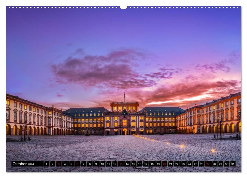 Views of Mannheim 2024 (CALVENDO wall calendar 2024) 