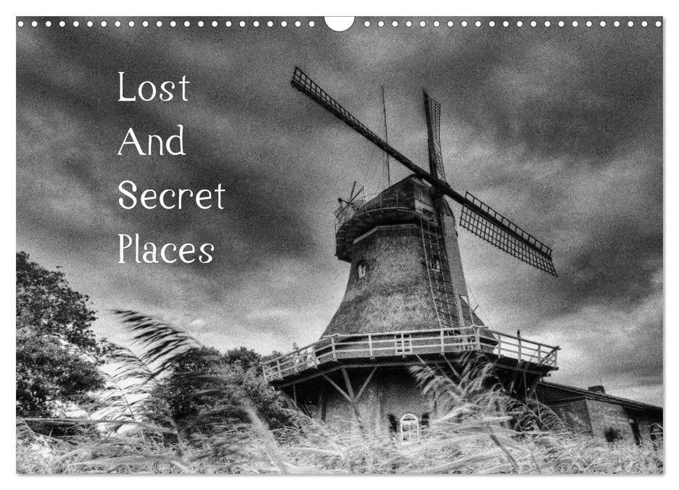 Lost And Secret Places (CALVENDO wall calendar 2024) 