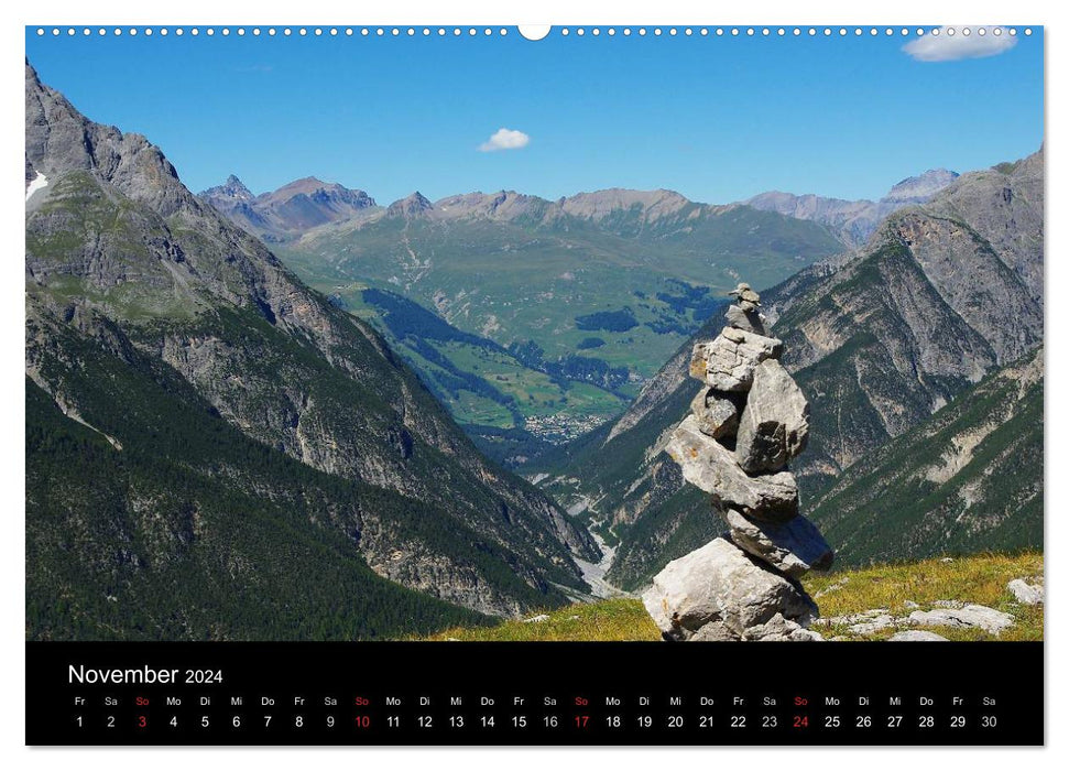 Across the Alps (CALVENDO wall calendar 2024) 