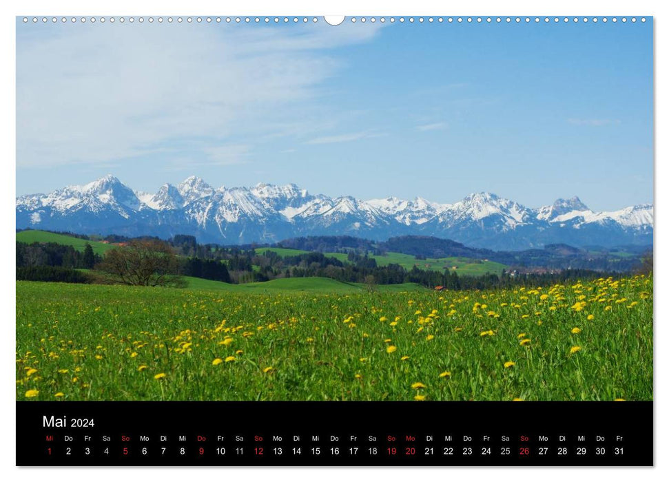 Across the Alps (CALVENDO wall calendar 2024) 