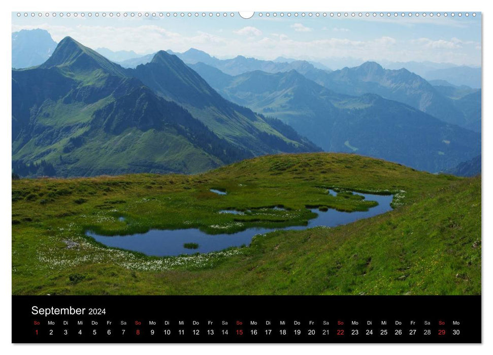 Quer durch die Alpen (CALVENDO Wandkalender 2024)