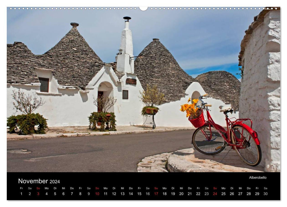 Apulia (CALVENDO wall calendar 2024) 