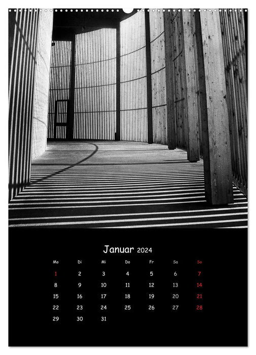 BERLIN - uniquely sleeplessly effective (CALVENDO wall calendar 2024) 