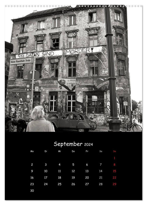 BERLIN - uniquely sleeplessly effective (CALVENDO wall calendar 2024) 