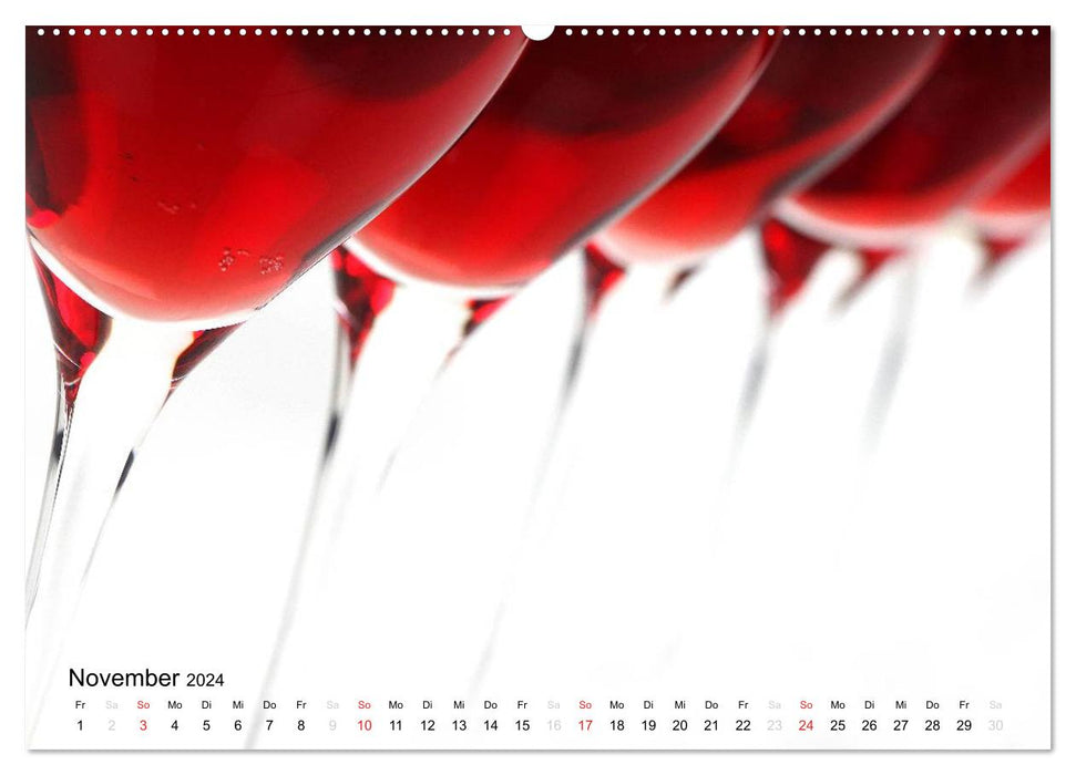 Wine tastes fine (CALVENDO wall calendar 2024) 