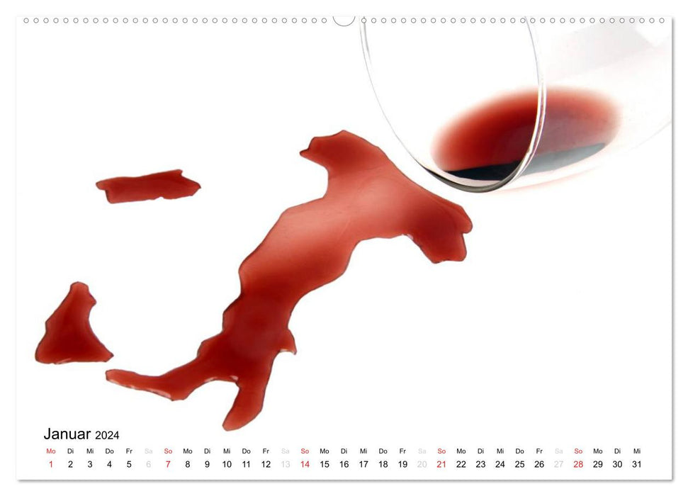 Wein schmeckt fein (CALVENDO Wandkalender 2024)