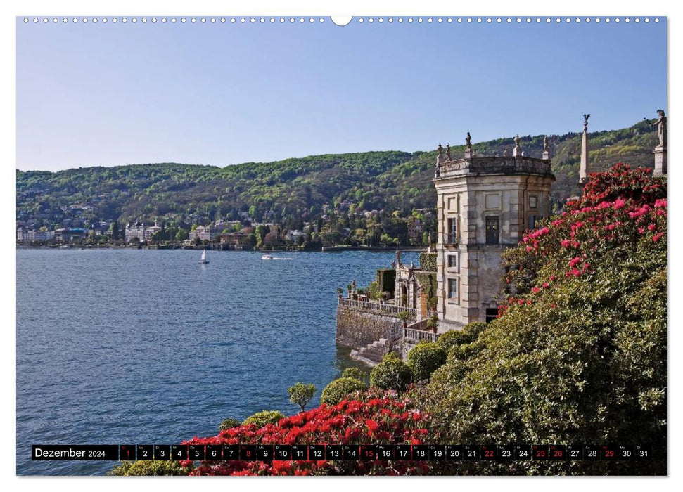 Lake Maggiore - The picturesque lake in Italy and Switzerland (CALVENDO wall calendar 2024) 