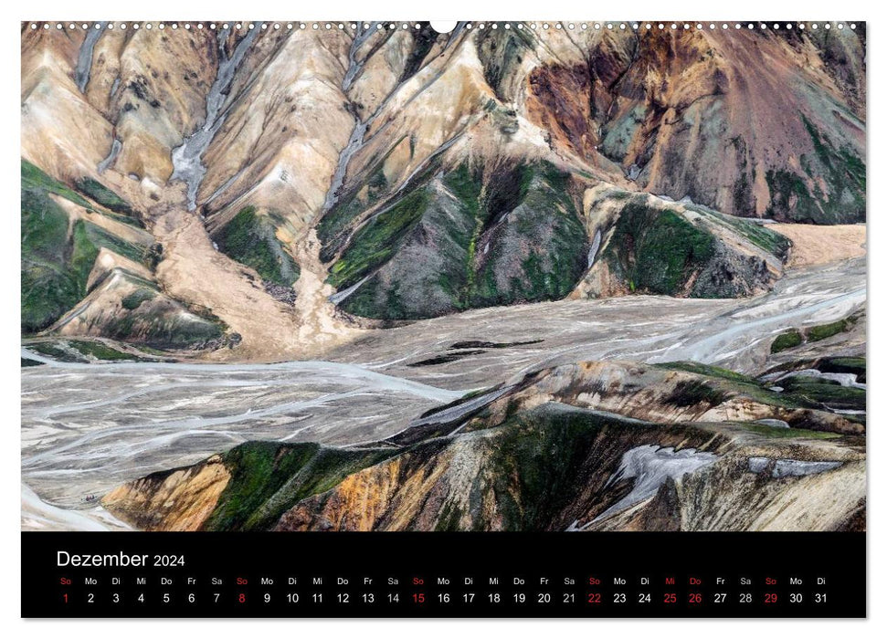 Island von oben (CALVENDO Premium Wandkalender 2024)