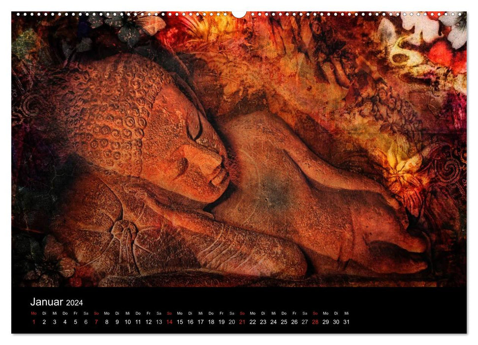 All U Buddhas (CALVENDO wall calendar 2024) 