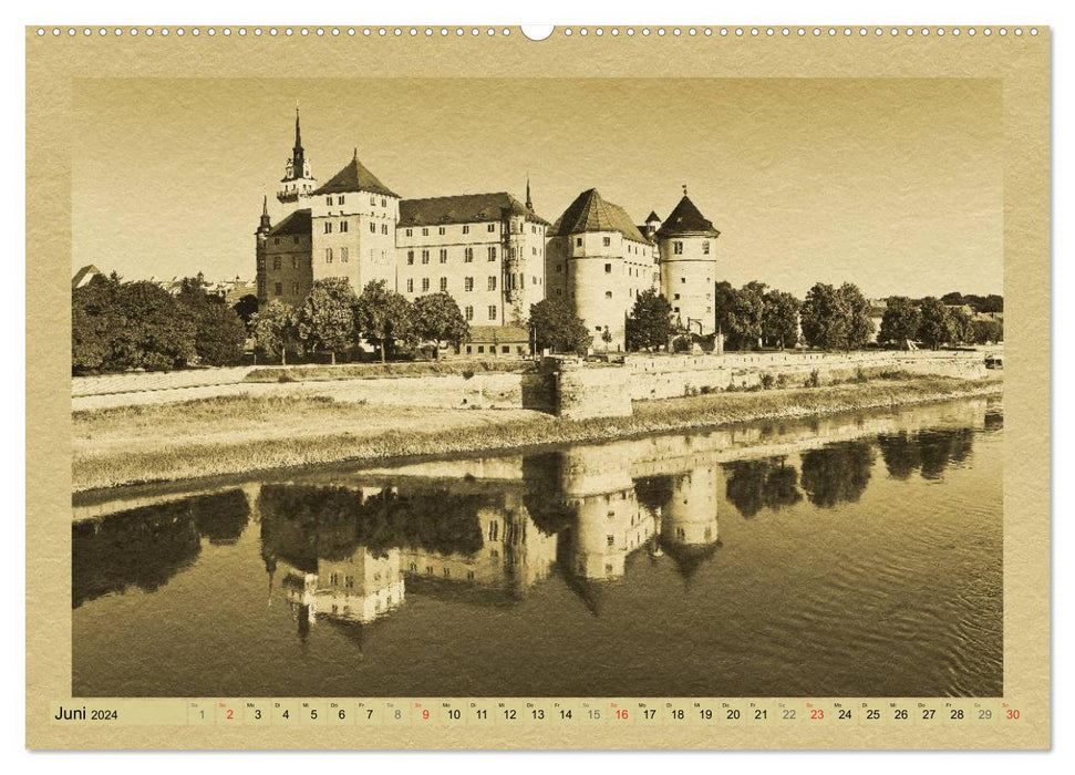 Saxon castles and palaces (CALVENDO wall calendar 2024) 