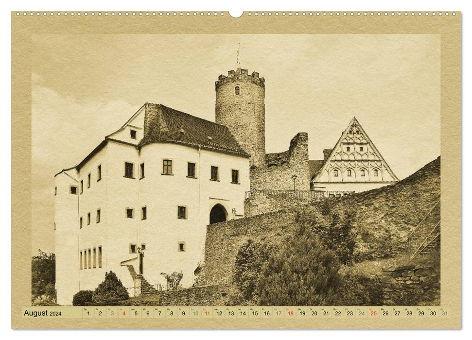 Saxon castles and palaces (CALVENDO wall calendar 2024) 