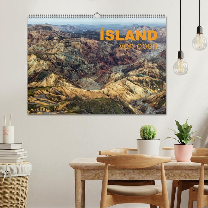 Island von oben (CALVENDO Wandkalender 2024)