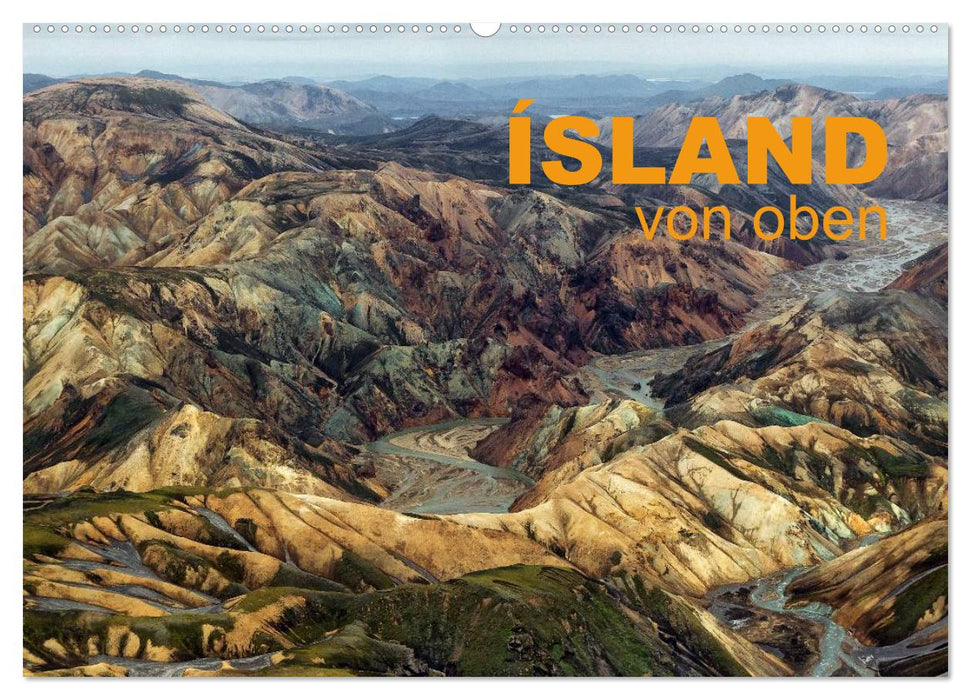 Iceland from above (CALVENDO wall calendar 2024) 