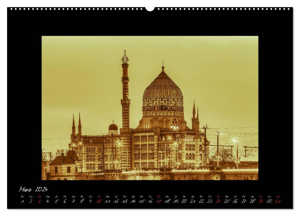 Dresden - Photographs like from the good old days (CALVENDO Premium Wall Calendar 2024) 