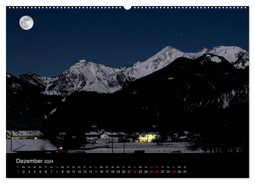 Unterwössen in Chiemgau - climatic health resort and more (CALVENDO wall calendar 2024) 