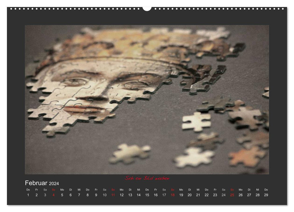 Calendar sheets for philosophizing 2024 (CALVENDO Premium Wall Calendar 2024) 