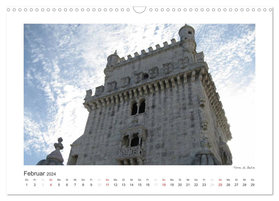 Lisbon (CALVENDO wall calendar 2024) 