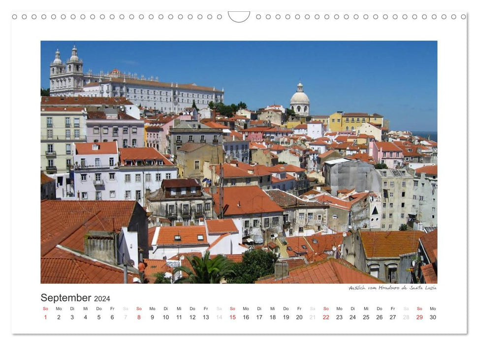 Lisbon (CALVENDO wall calendar 2024) 