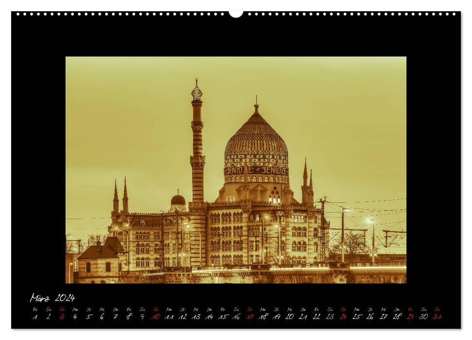 Dresden - photographs like from the good old days (CALVENDO wall calendar 2024) 