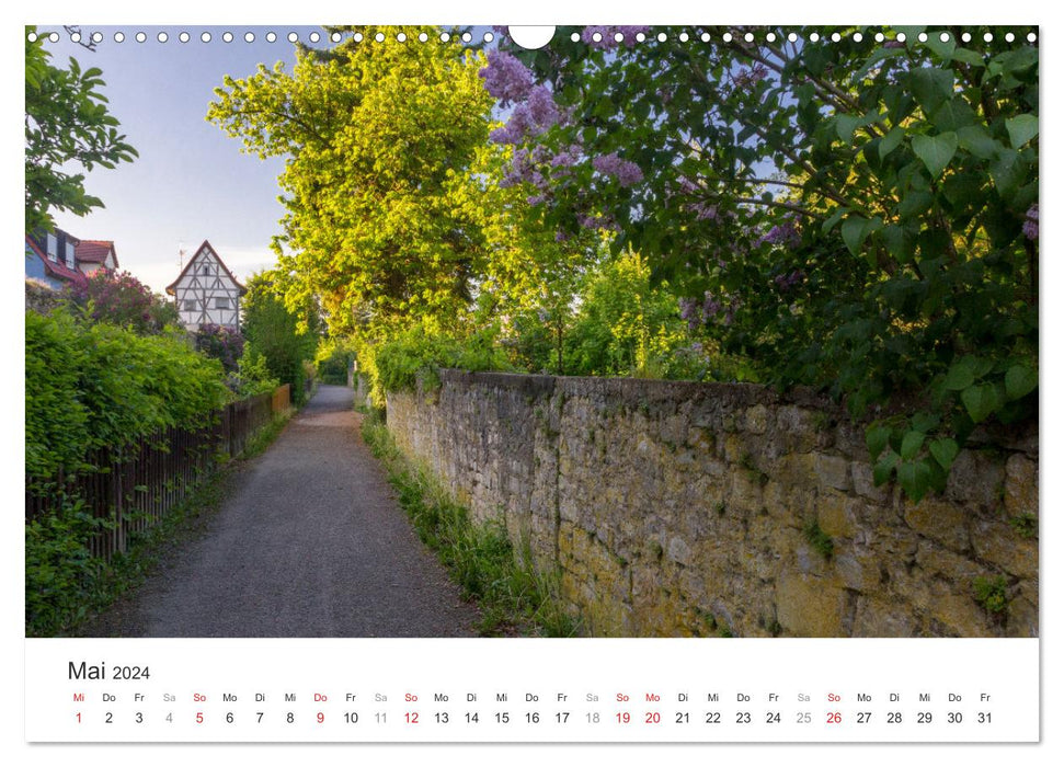 Picturesque Main Franconia (CALVENDO wall calendar 2024) 