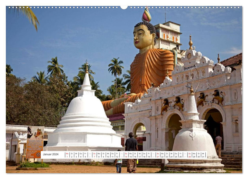 Asien - Sri Lanka (CALVENDO Premium Wandkalender 2024)