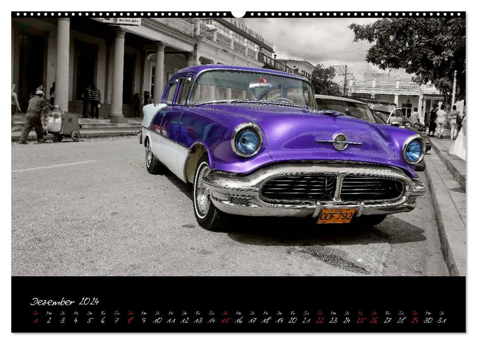 Cuba and the classic cars (CALVENDO wall calendar 2024) 