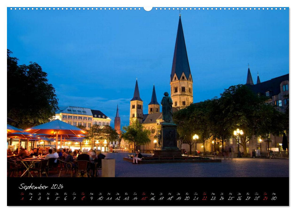 From Cologne to Königswinter (CALVENDO Premium Wall Calendar 2024) 