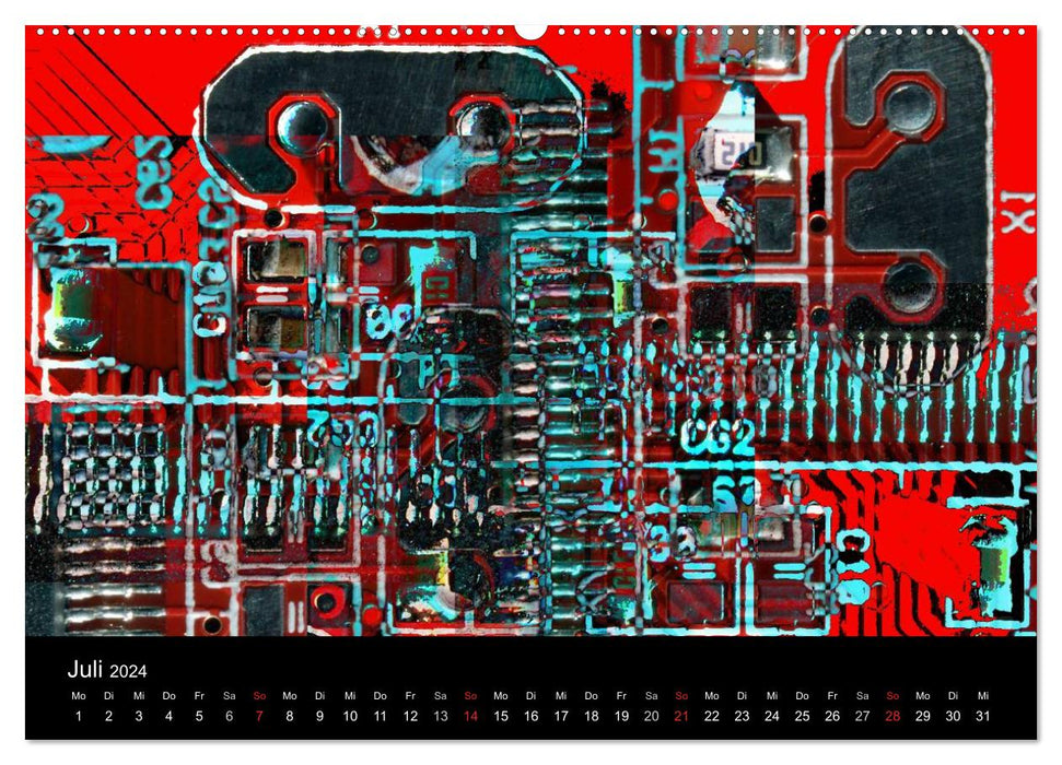 Computer ganz nah (CALVENDO Wandkalender 2024)