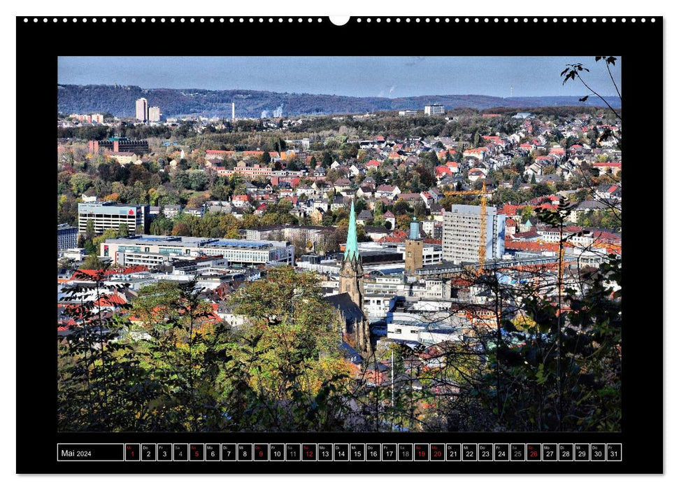 Hagen, la porte d'entrée du Sauerland (calendrier mural CALVENDO 2024) 