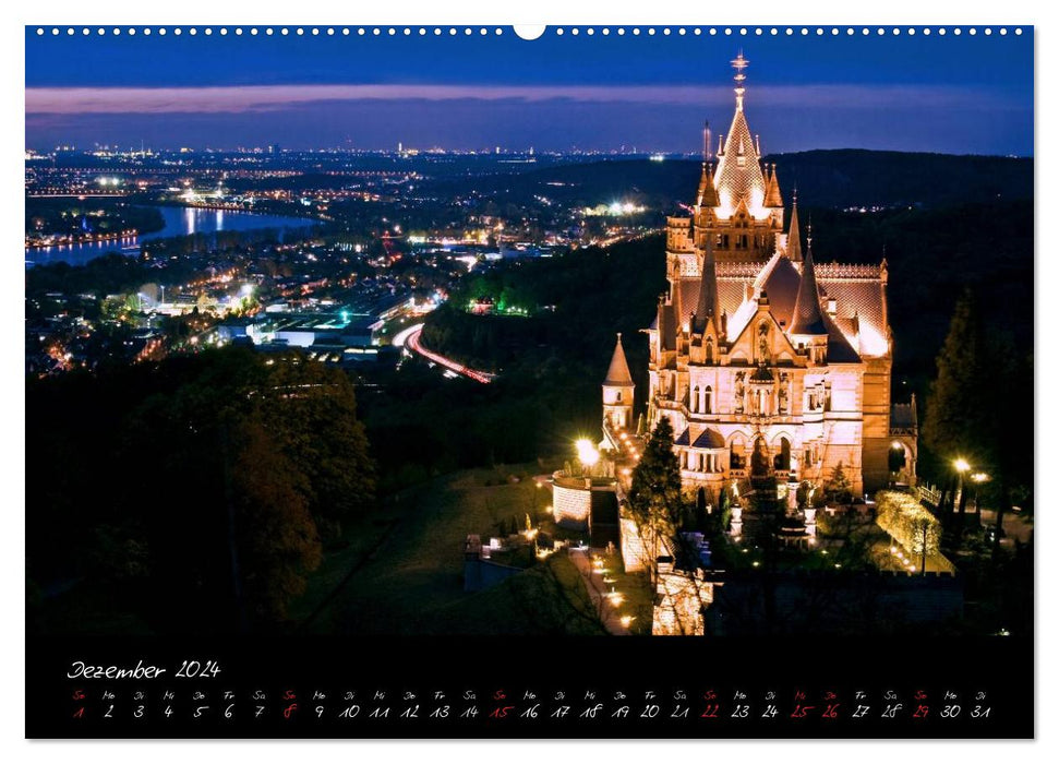 Von Köln nach Königswinter (CALVENDO Wandkalender 2024)