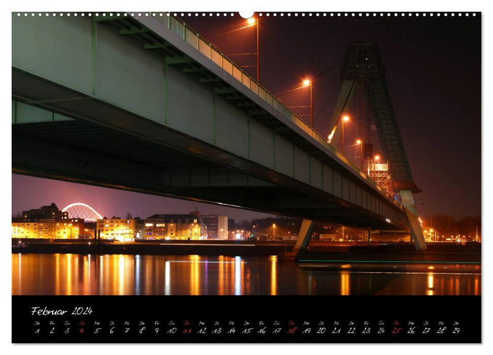 From Cologne to Königswinter (CALVENDO wall calendar 2024) 