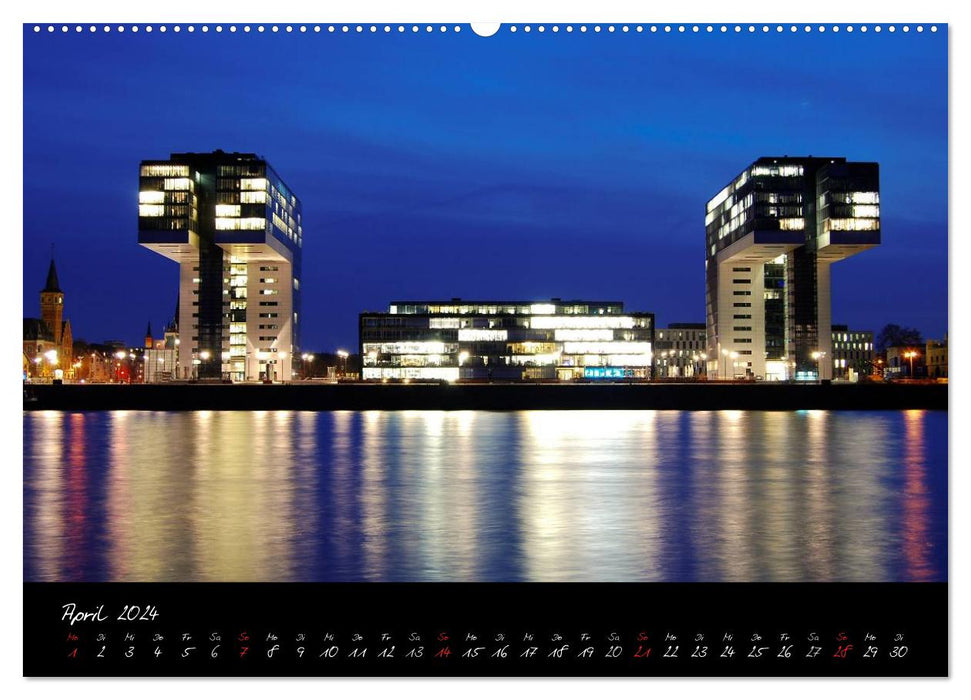 From Cologne to Königswinter (CALVENDO wall calendar 2024) 