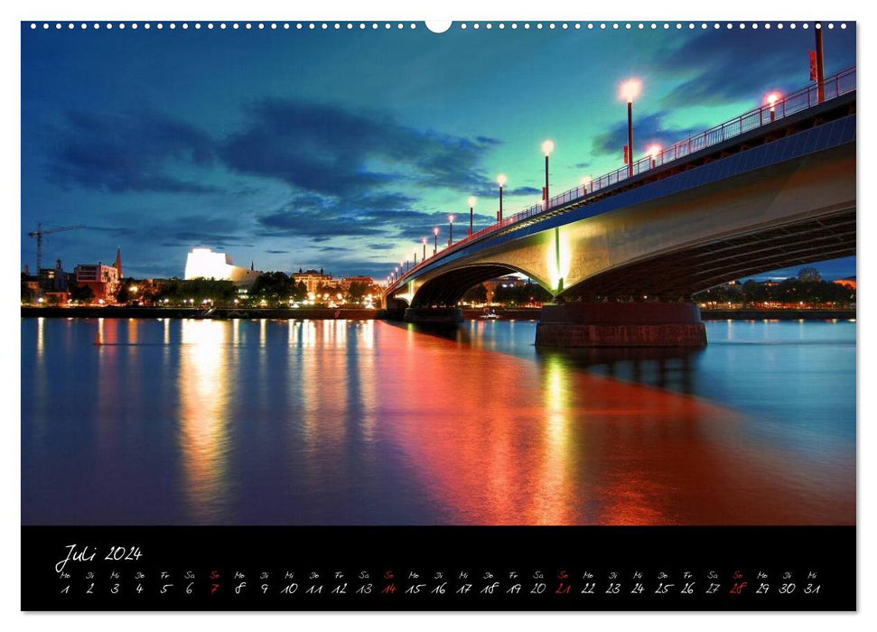 From Cologne to Königswinter (CALVENDO wall calendar 2024) 