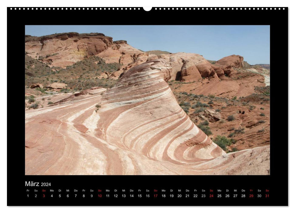 America's Wild West (CALVENDO wall calendar 2024) 