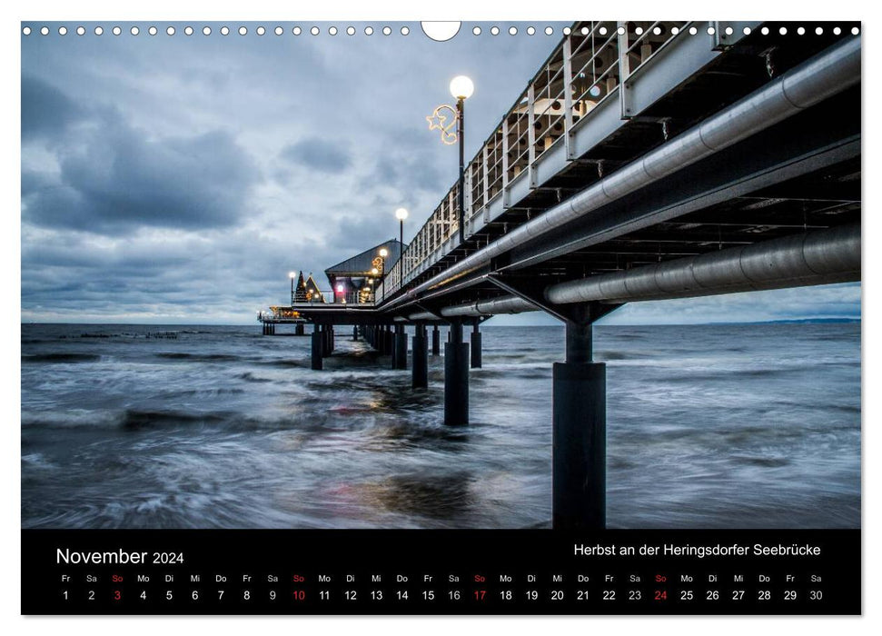 Die Insel Usedom in Bildern (CALVENDO Wandkalender 2024)