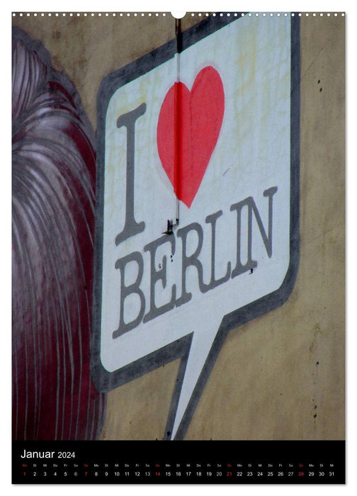 Berlin - die Stadt die niemals schläft (CALVENDO Wandkalender 2024)