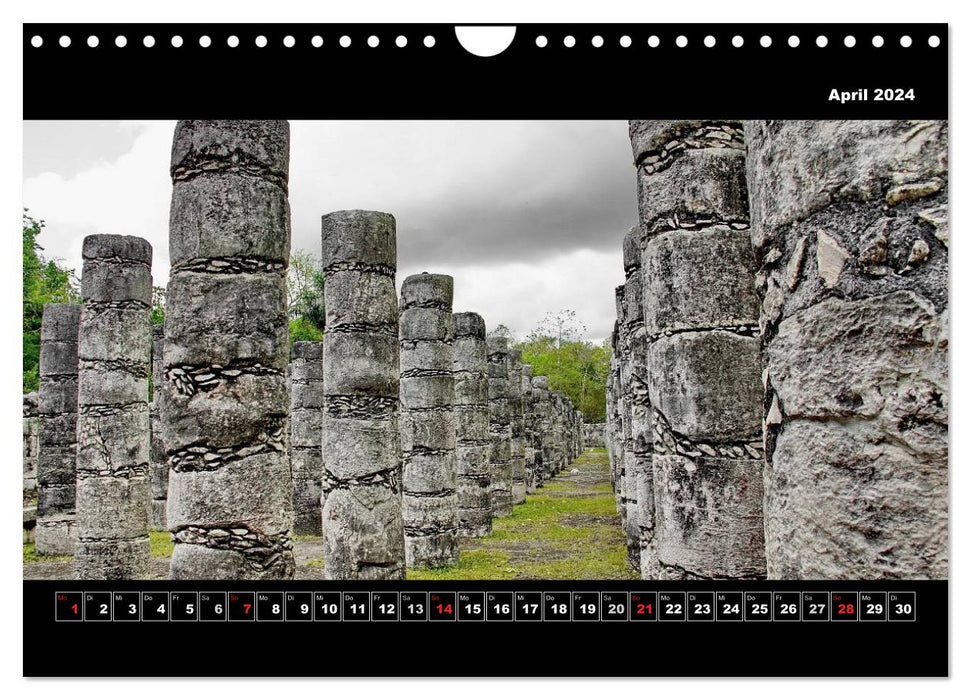 México-Yucatán (CALVENDO Wandkalender 2024)
