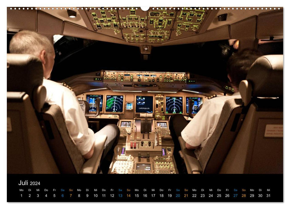 Giant Aviation - Verkehrsluftfahrt (CALVENDO Wandkalender 2024)