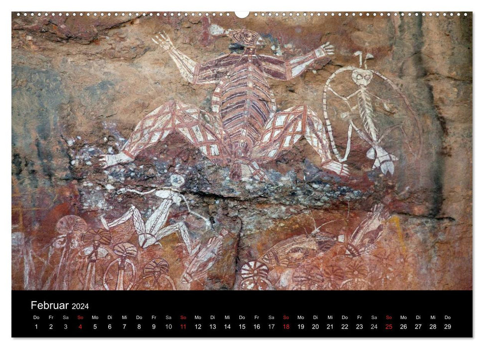 Australien durch die Mitte (CALVENDO Wandkalender 2024)