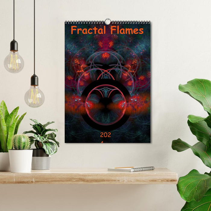 Fractal Flames (CALVENDO Wandkalender 2024)