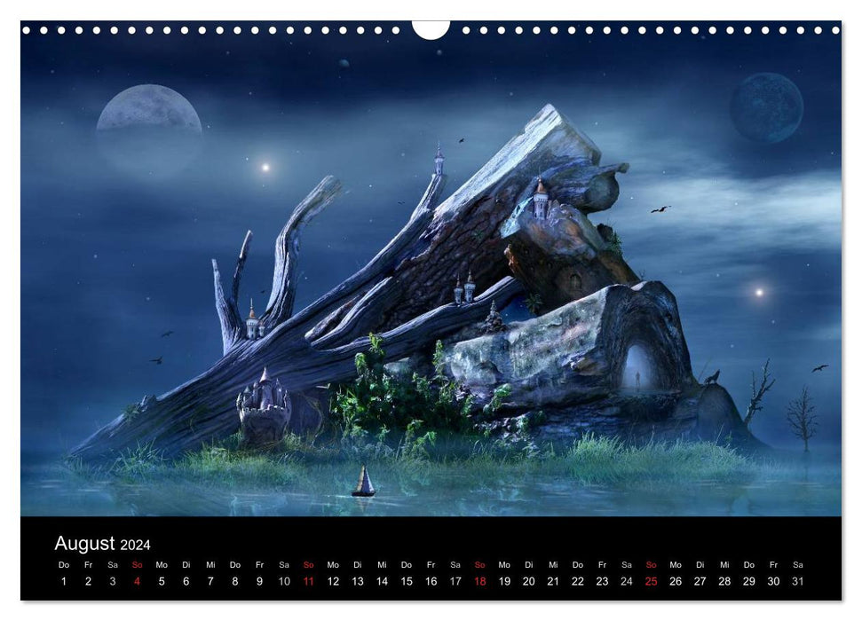 Der Fantasy Kalender (CALVENDO Wandkalender 2024)