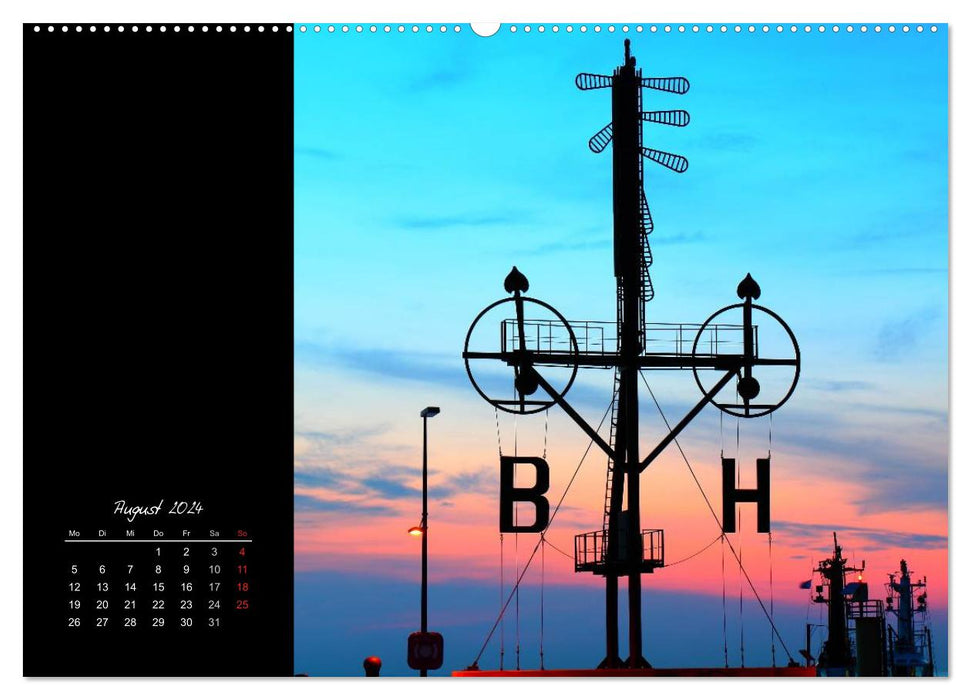 Bremerhaven Nights (CALVENDO Premium Wandkalender 2024)