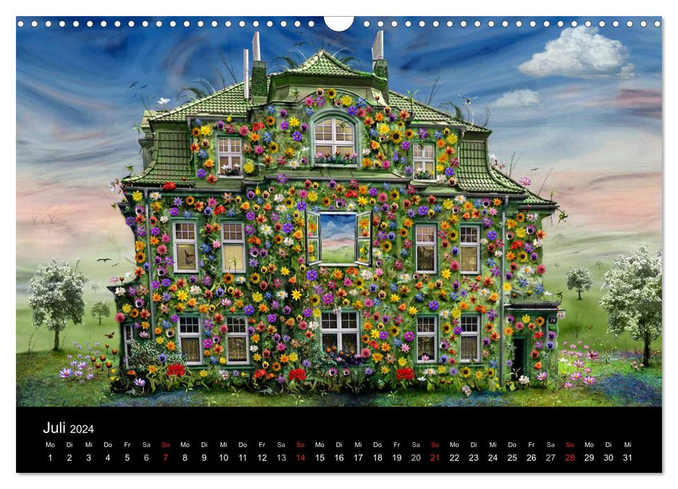 Der kreative Hauskalender (CALVENDO Wandkalender 2024)