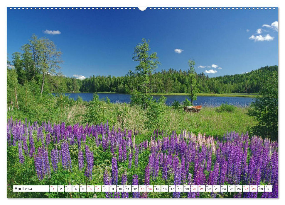 Skandinavische Impressionen - Oasen der Ruhe (CALVENDO Premium Wandkalender 2024)