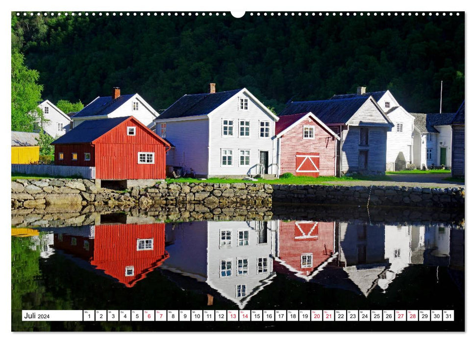 Skandinavische Impressionen - Oasen der Ruhe (CALVENDO Premium Wandkalender 2024)