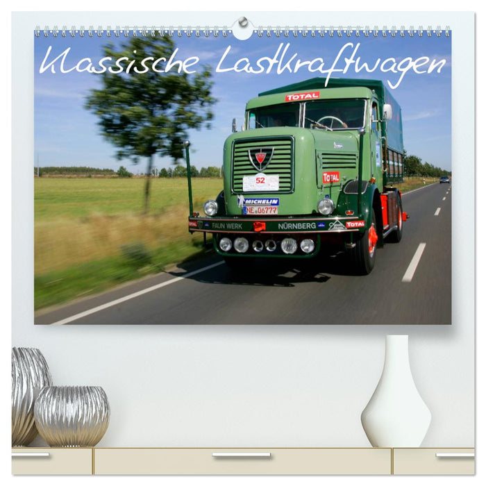 Klassische Lastkraftwagen (CALVENDO Premium Wandkalender 2024)