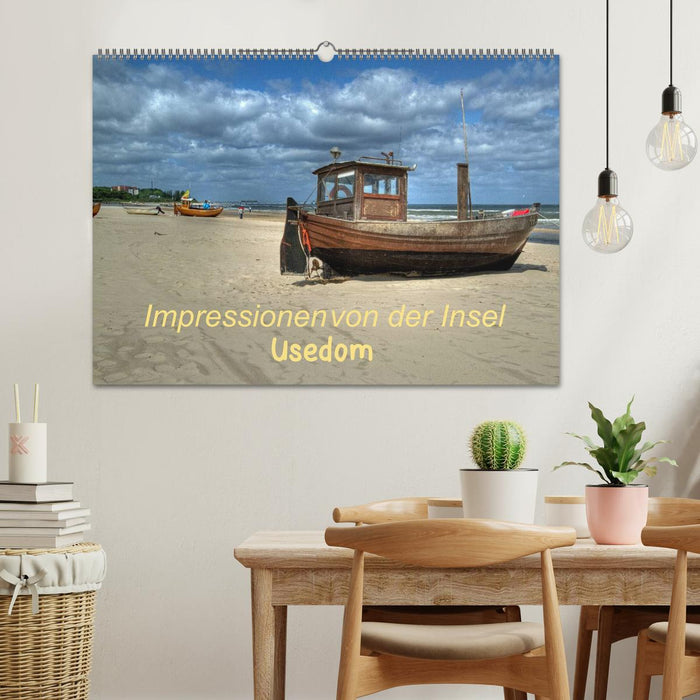 Impressions de l'île d'Usedom (calendrier mural CALVENDO 2024) 