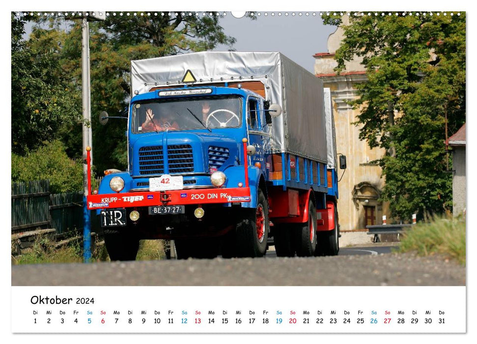 Klassische Lastkraftwagen (CALVENDO Wandkalender 2024)