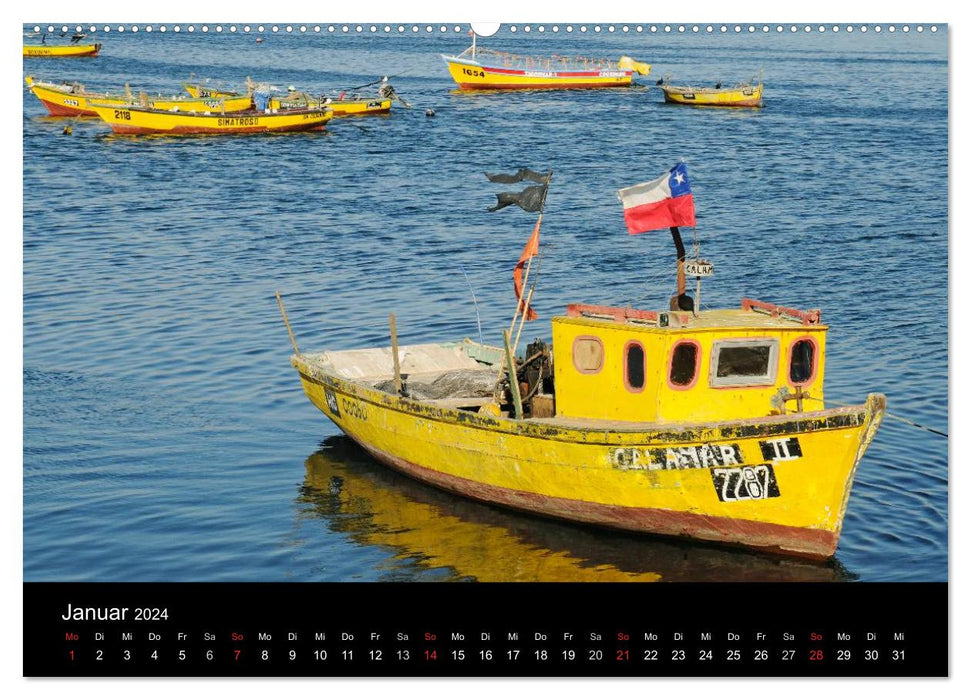 El Norte de Chile - Nord du Chili (calendrier mural CALVENDO 2024) 